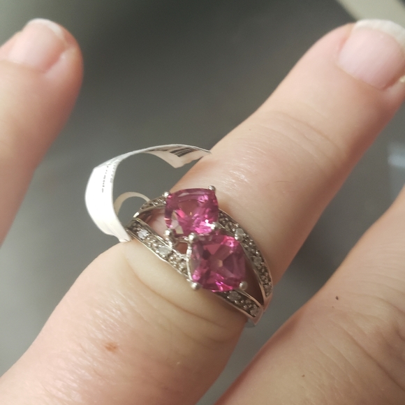 💙💙 💙 BNWT Concerto Pink Topaz Ring - Picture 2 of 6